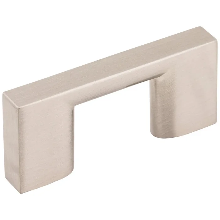 32 mm Center-to-Center Satin Nickel Square Sutton Cabinet Bar Pull