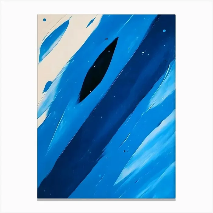 ‘Blue Water’ 1 Canvas PrintA by ArtMart