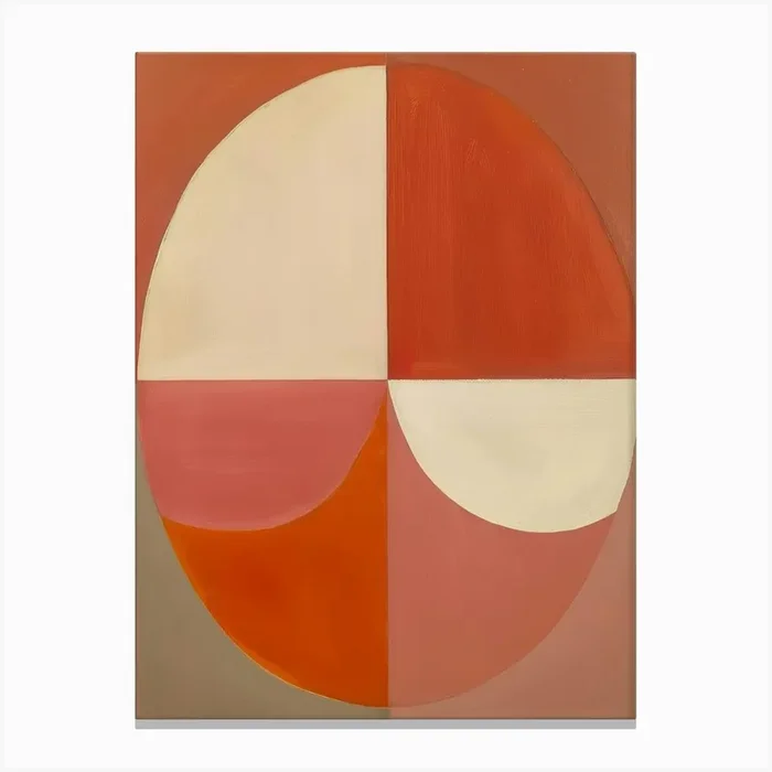 ‘Circle’ 7 Canvas Print by Moving Clouds Art