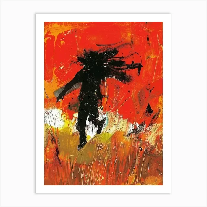 ‘Dancer’ 2 Art Print by Moving Clouds Art