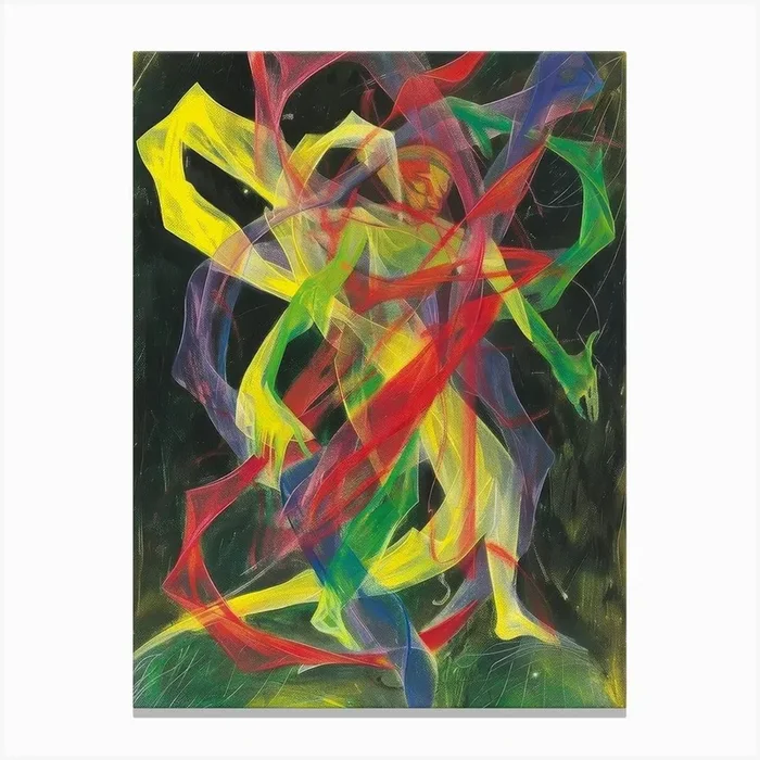 ‘Dancer’ 6 Canvas Print by Moving Clouds Art