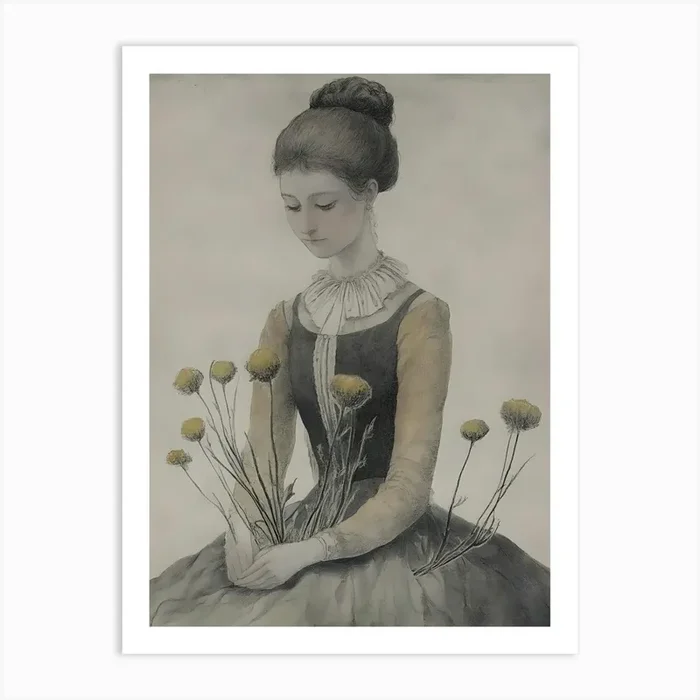 ‘Dandelions’ 1 Art PrintA by ArtMart
