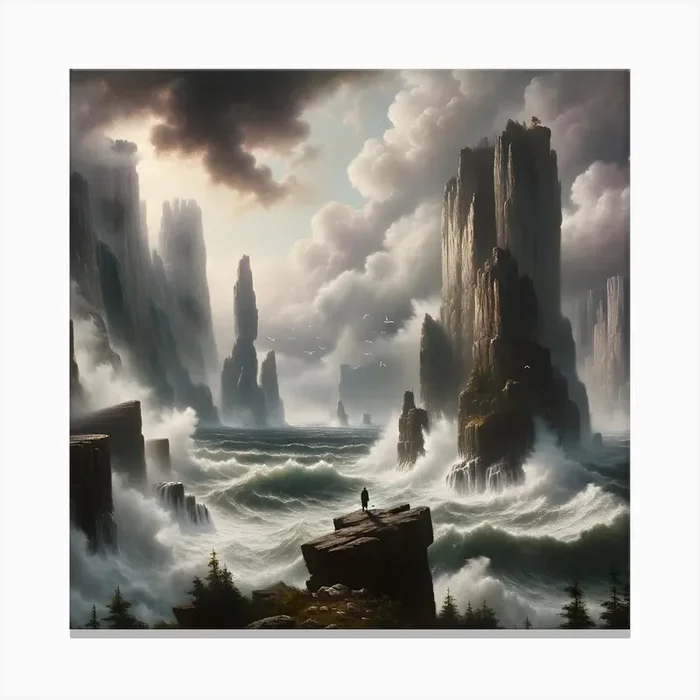 ‘Dead Sea’ Canvas Print by DigitalDoodle