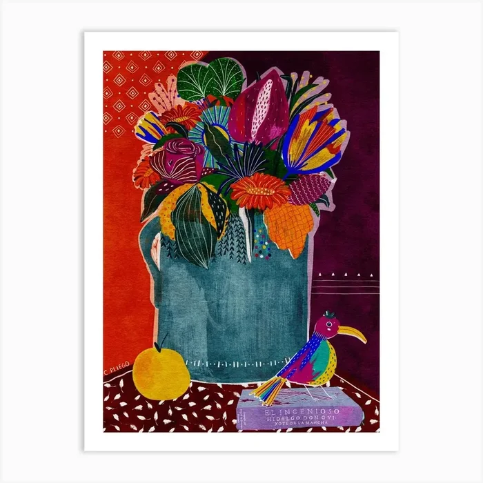 ‘Flora And Fauna’ Art PrintCB by Cris Banana Studio