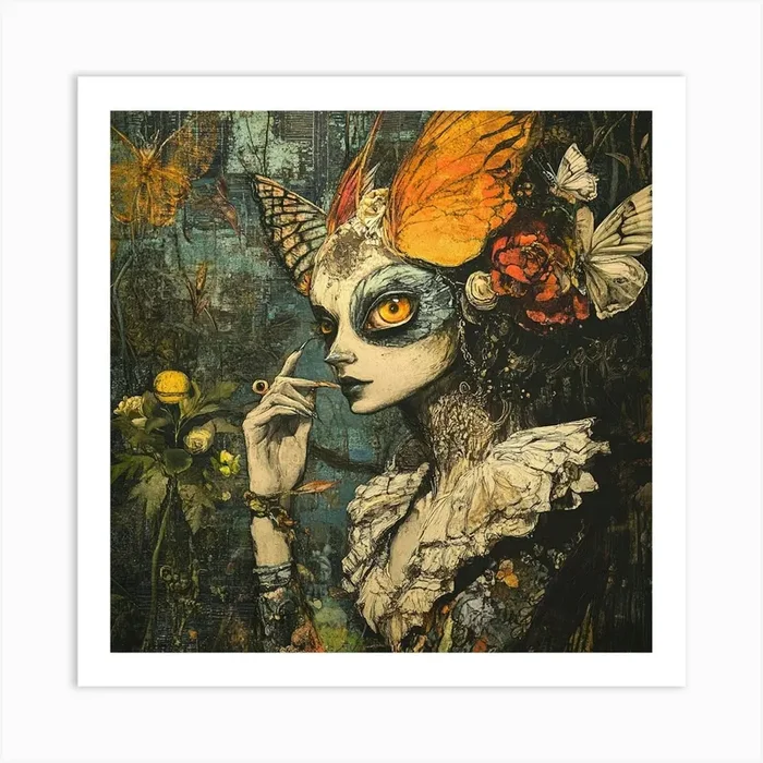 ‘Flutter’ Art Print by ThatWorksMedia