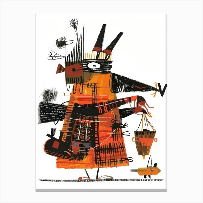 ‘Flying Bird’ 3 Canvas Print by Moving Clouds Art
