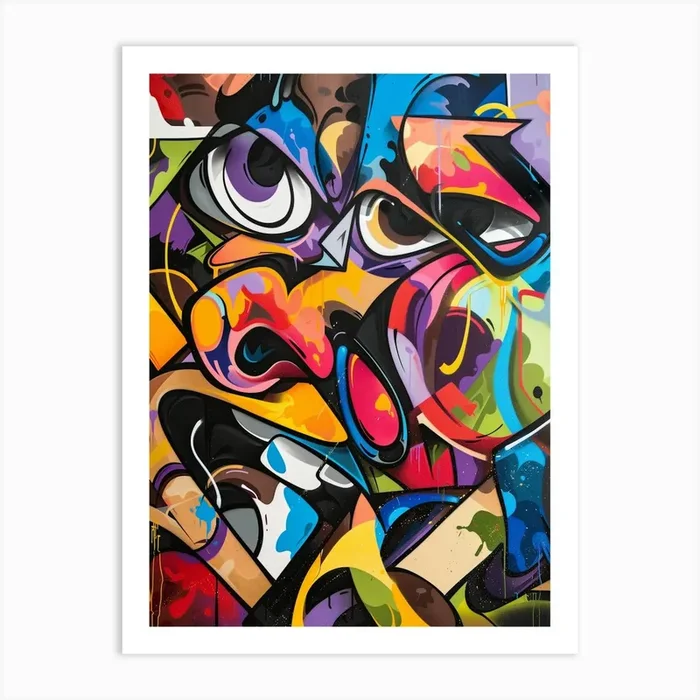 ‘Graffiti’ Art Print by DamianLuna