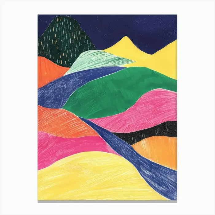 ‘Landscape’ 2 Canvas Print by Moving Clouds Art
