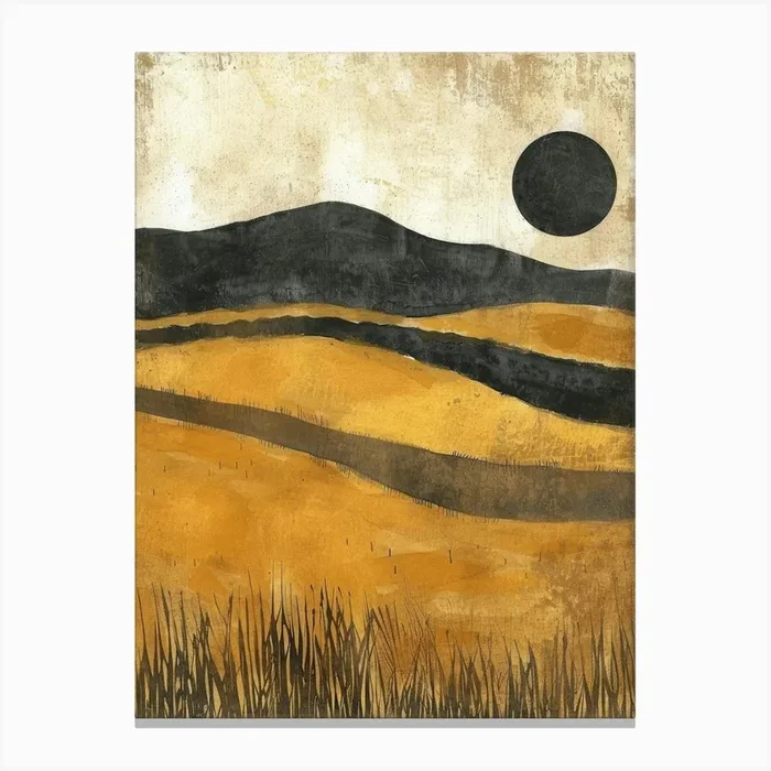 ‘Landscape’ 3 Canvas Print by Moving Clouds Art