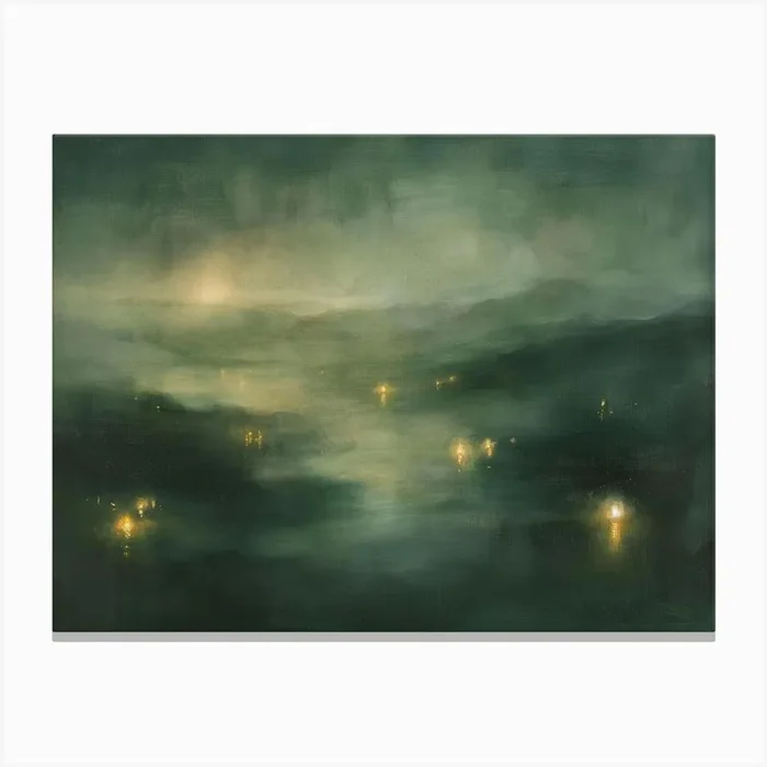 ‘Landscape’ 4 Canvas Print by Moving Clouds Art