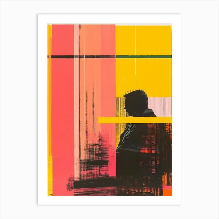 ‘Man In Silhouette’ 1 Art Print by ThatWorksMedia