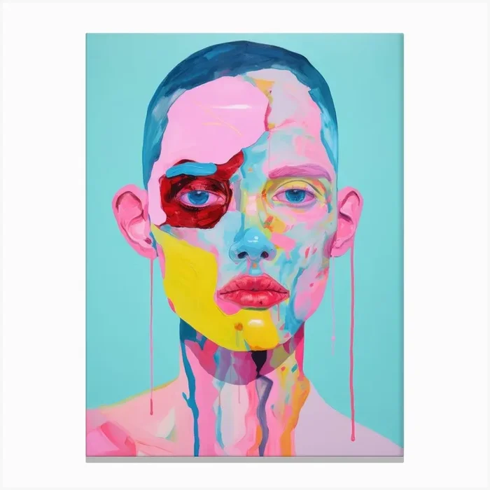 ‘Painting’ Canvas Print by Moving Clouds Art