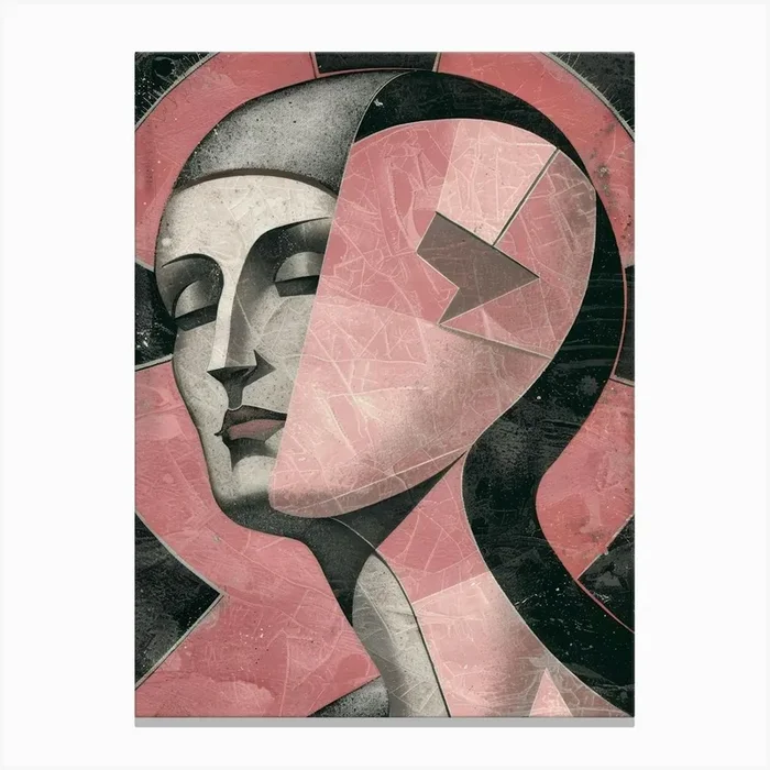 ‘Pink’ 3 Canvas Print by Moving Clouds Art