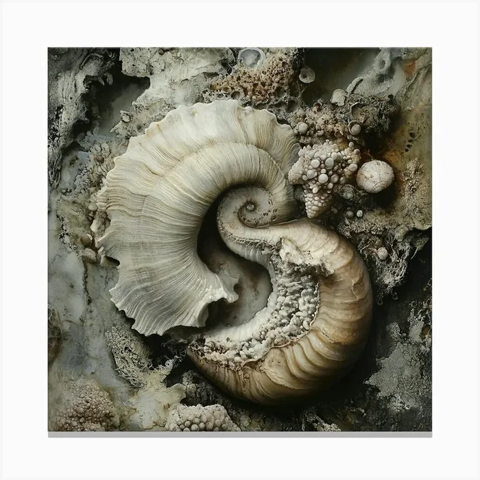 ‘Seashell’ Canvas Print by ThatWorksMedia