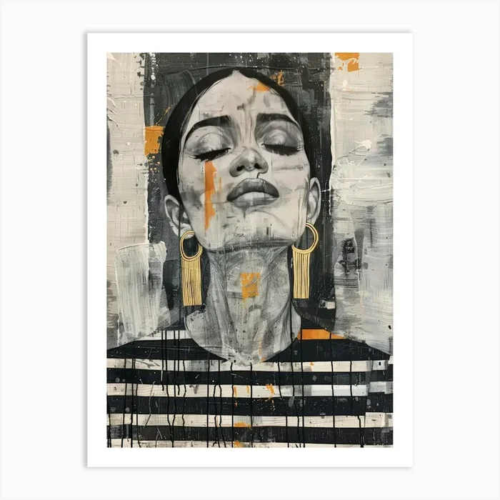 ‘Sexy Woman’ 2 Art Print by Moving Clouds Art