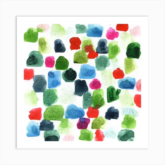 ‘Shapes’ 1 Art Print by kosarandrea