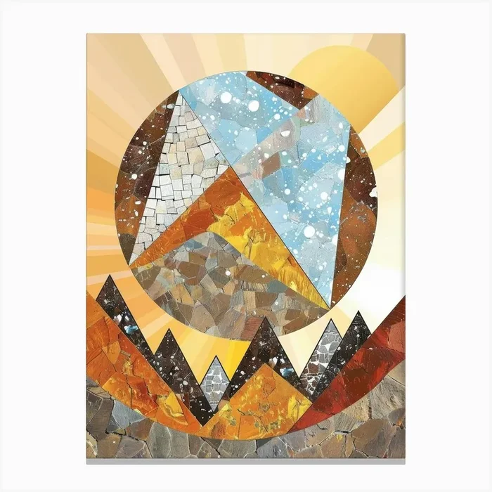 ‘Sunrise’ 50 Canvas Print by Moving Clouds Art