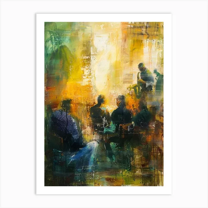‘Sunset’ 20 Art Print by Moving Clouds Art