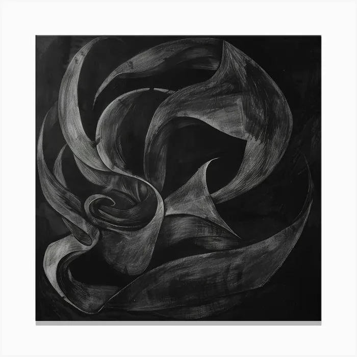 ‘Swirl’ 17 Canvas Print by Moving Clouds Art