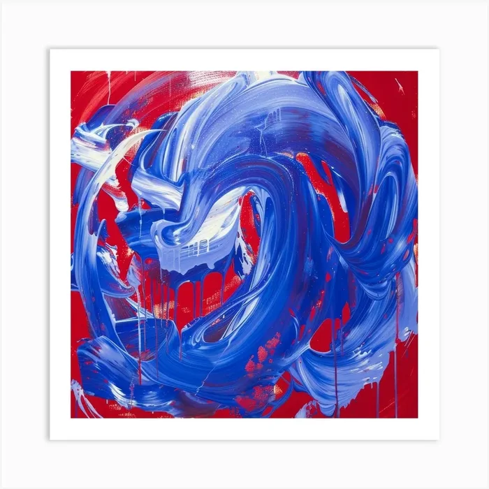 ‘Swirl’ 21 Art Print by Moving Clouds Art