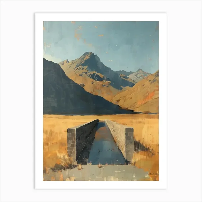 ‘The Bridge’ 2 Art Print by DamianLuna