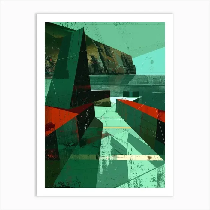 ‘The Cliffs’ Art Print by Moving Clouds Art