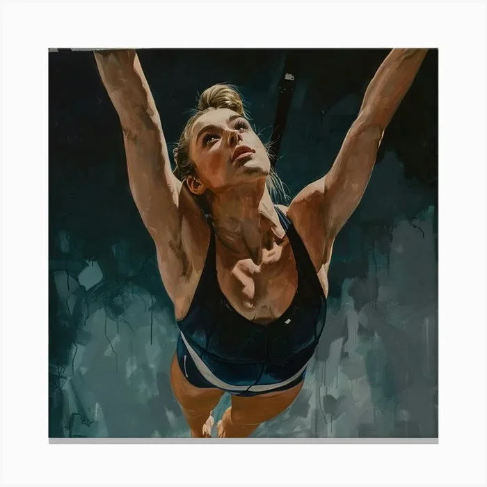 ‘The Climber’ Canvas Print by ThatWorksMedia