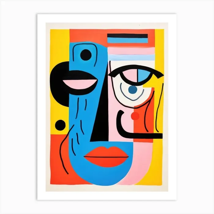 ‘The Face’ 2 Art Print by Moving Clouds Art