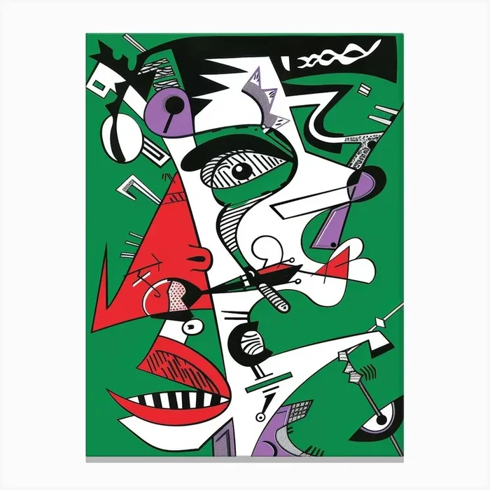 ‘The Head’ 4 Canvas Print by Moving Clouds Art