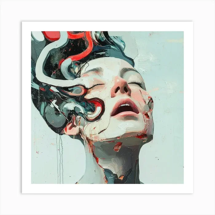 ‘The Head’ 5 Art Print by ThatWorksMedia