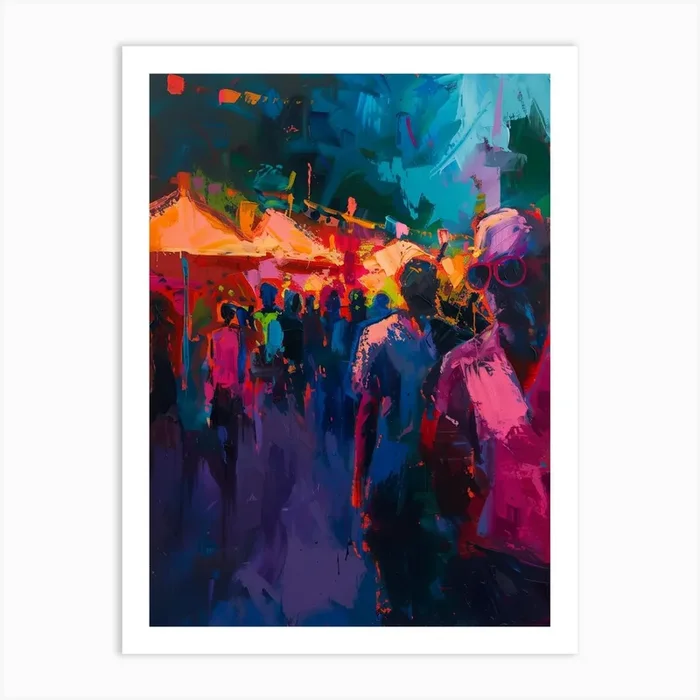 ‘The Market’ Art Print by DamianLuna