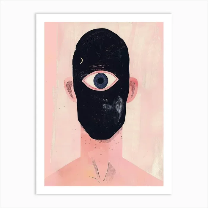 ‘The Mask’ Art Print by Moving Clouds Art