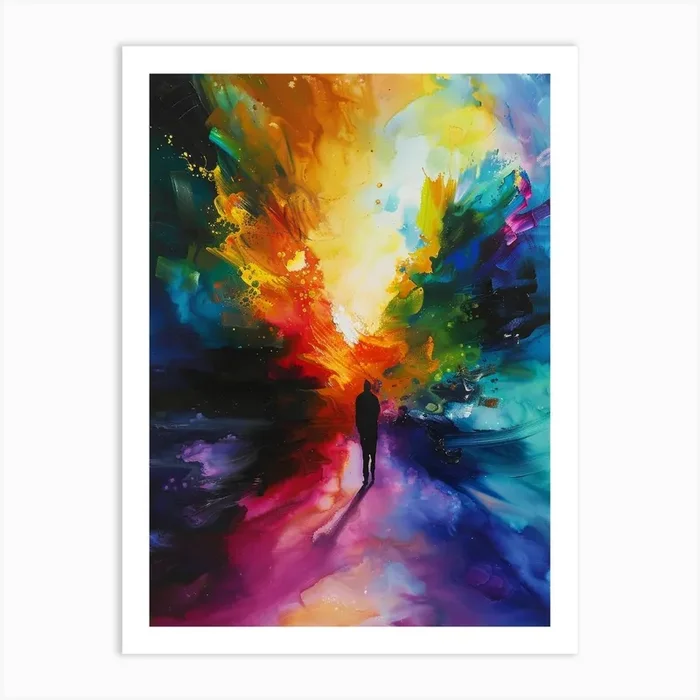 ‘The Rainbow’ Art Print by Moving Clouds Art