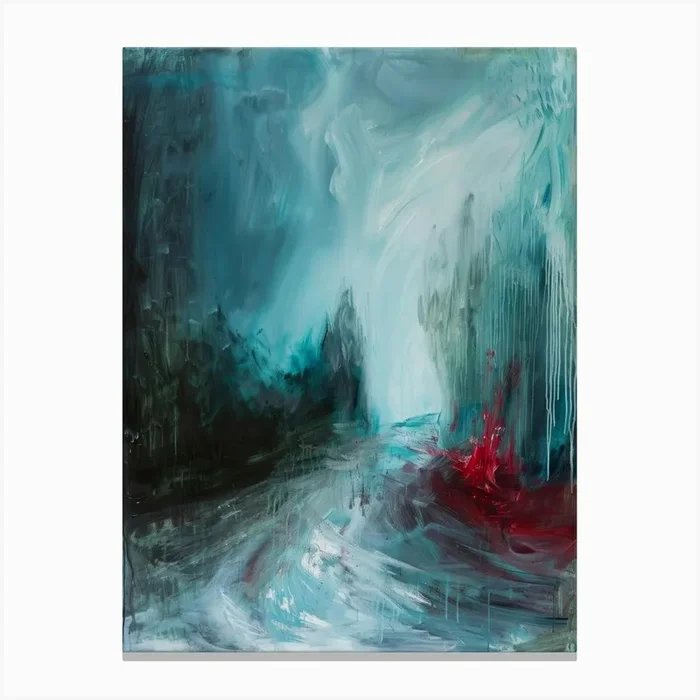 ‘The Road To Nowhere’ 2 Canvas Print by Moving Clouds Art