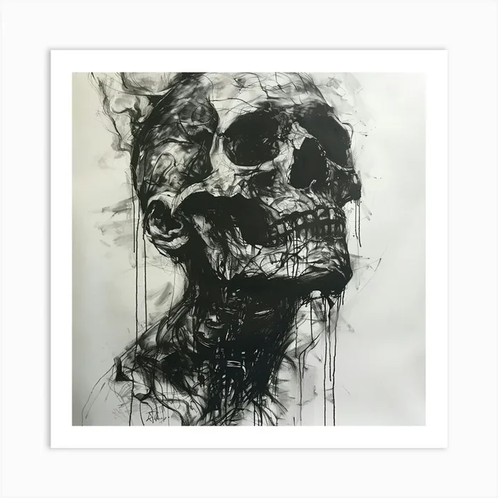‘The Skull’ Art Print by ThatWorksMedia