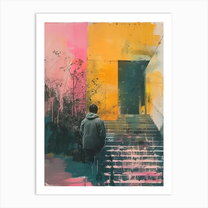‘The Stairs’ Art Print by DamianLuna