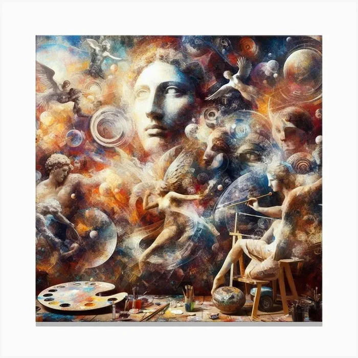 ‘The Universe’ Canvas PrintR by RedInSearchoftheTruth