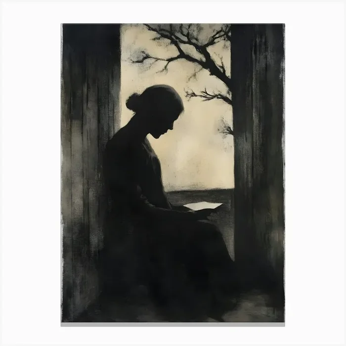 ‘The Woman In The Window’ Canvas PrintA by ArtMart