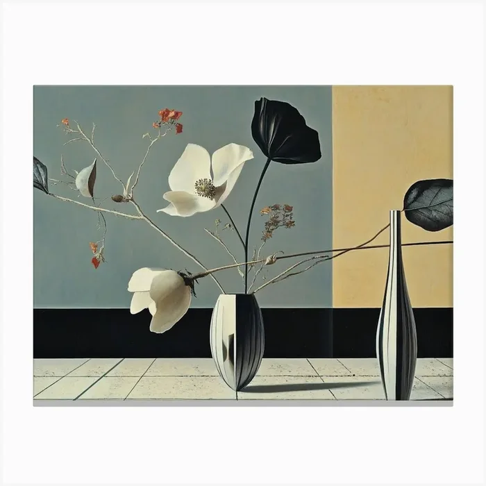 ‘Three Vases’ Canvas Print by ThatWorksMedia