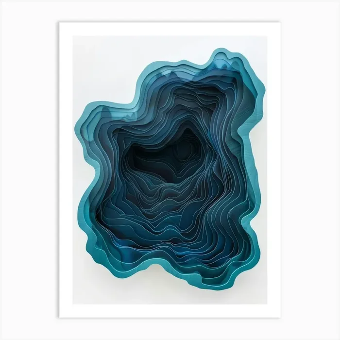 ‘Tidal Wave’ Art Print by Moving Clouds Art