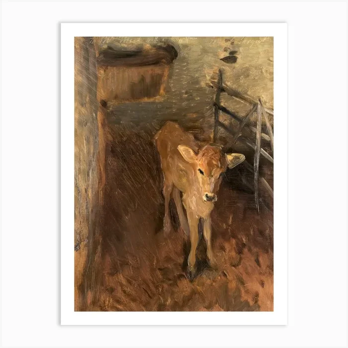 A Jersey Calf (1893), John Singer Sargent Art Print by Fy! Classic Art Prints and Posters