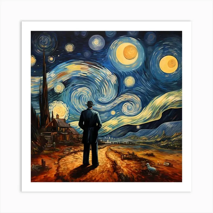 A Random Reverie Art Print by Quantum Vivid Digital Art