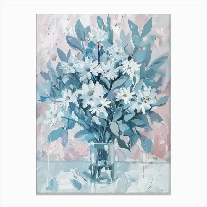 A World Of Flowers Daisy 2 Painting Canvas Print by ArtEra Creations