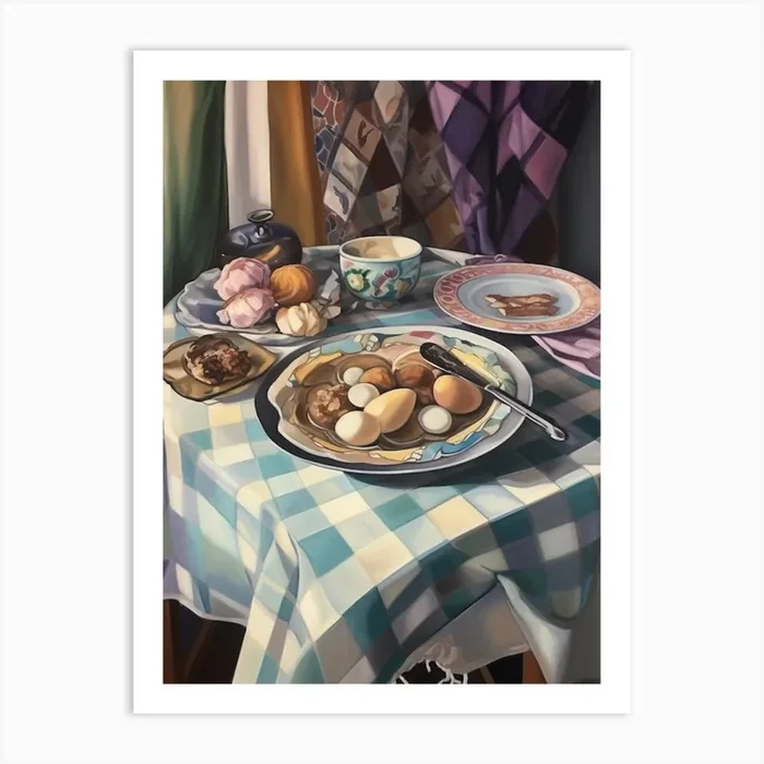 Abalone Still Life Painting Art Print by Artful Appetite