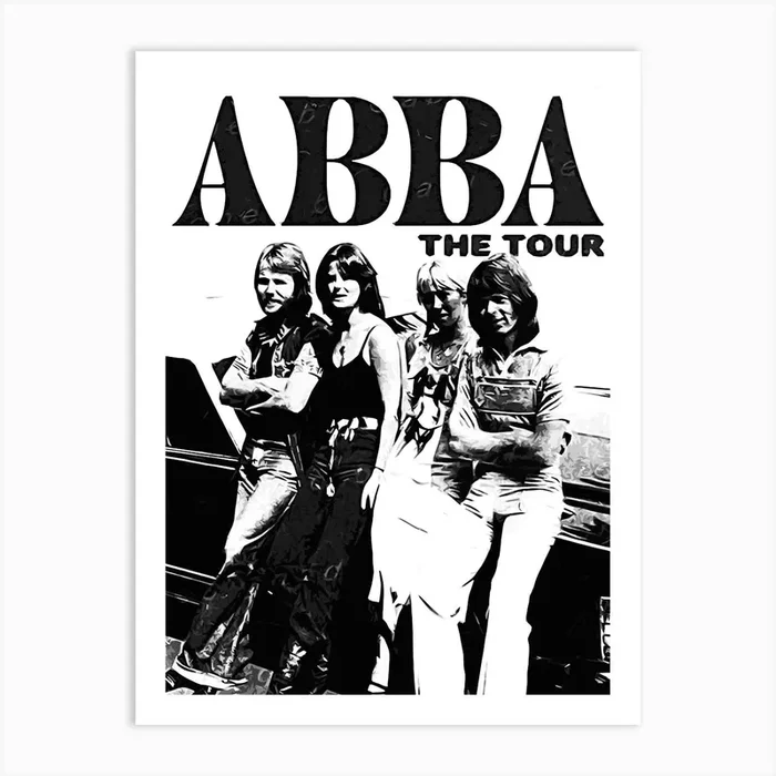 Abba band music The Tour Art Print by music soul