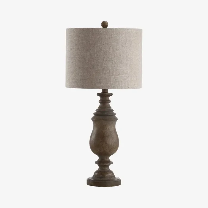 Abeline LED Table Lamp – Brown – Resin by JONATHAN Y