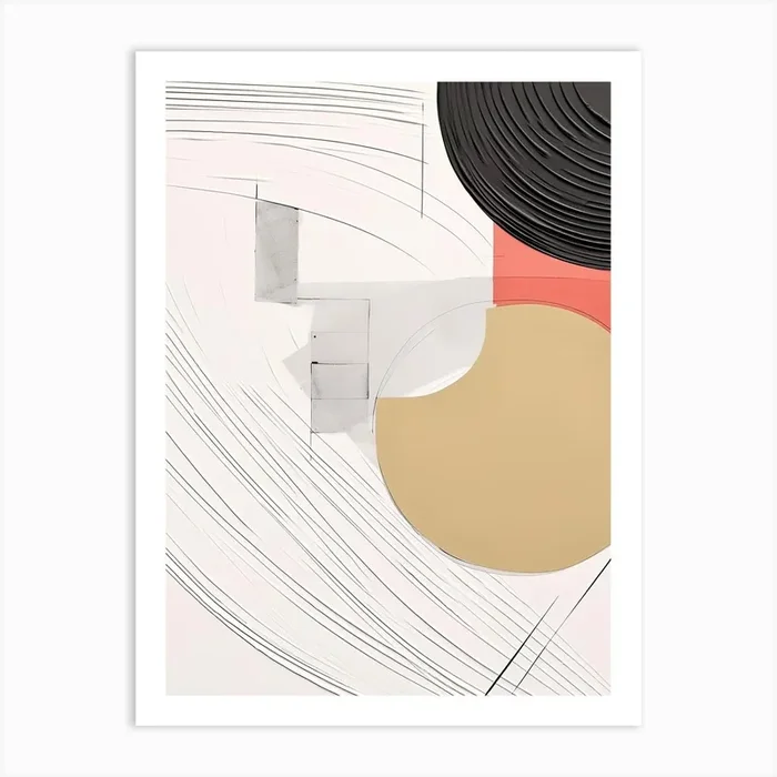 Abstract Art, Berlin, 1960 9 Art Print by Abstract Art Expressions
