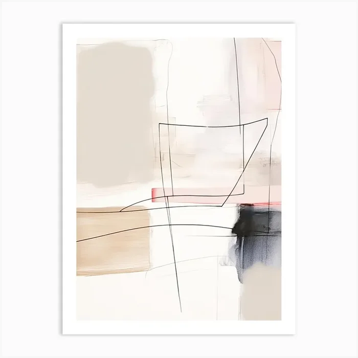 Abstract Art, Madrid, 1960 6 Art Print by Abstract Art Expressions