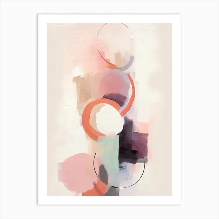 Abstract Art, Rome, 1960 10 Art Print by Abstract Art Expressions