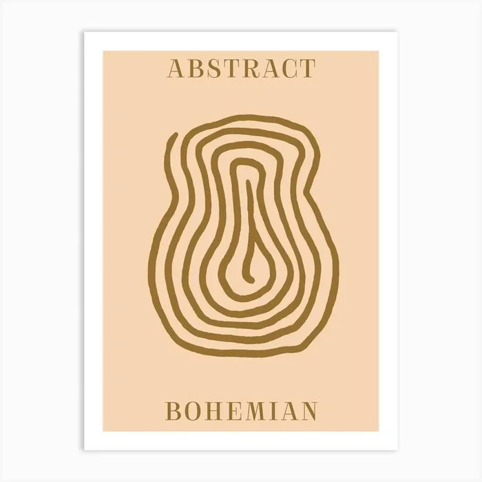 Abstract Bohemian 25 Art Print by Henri Matisse Style Prints